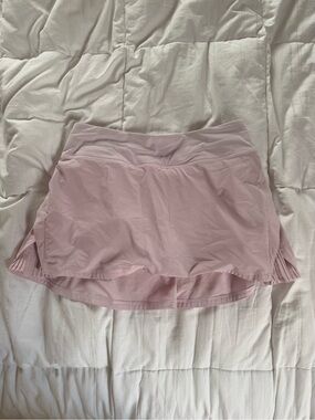 Lululemon Pace Rival Mid-Rise Tennis Skirt Pink Size 6